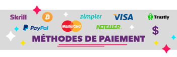 Méthodes de paiement